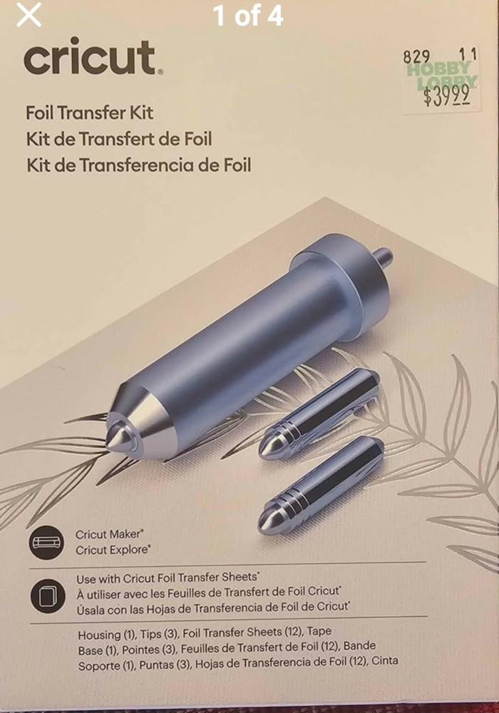 Cricut Foil Transfer Kit & Sheets for Maker Explore 3 Tips MPN 2008726