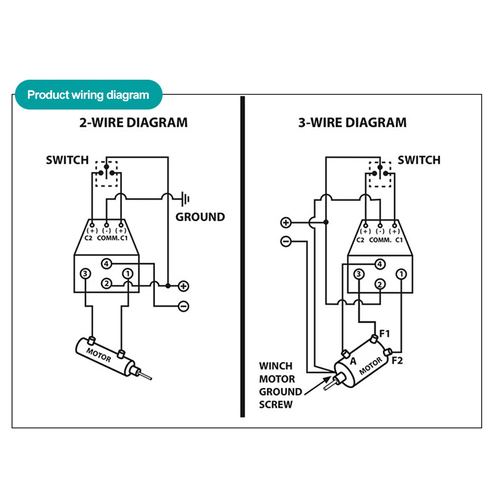 12V 500A Winch Solenoid Relay Controller Contactor 12000 LBS for Warn Badlands