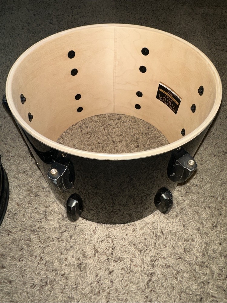Pearl Vision SST Birch 12" Rack Tom Drum - Black Wrap