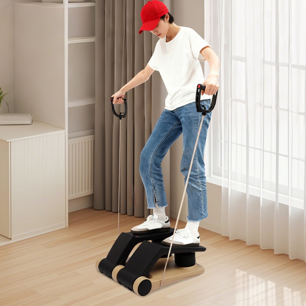 LCD Display Twist Stepper Step Machine Portable Mini Twist Stepper 330.69 lbs