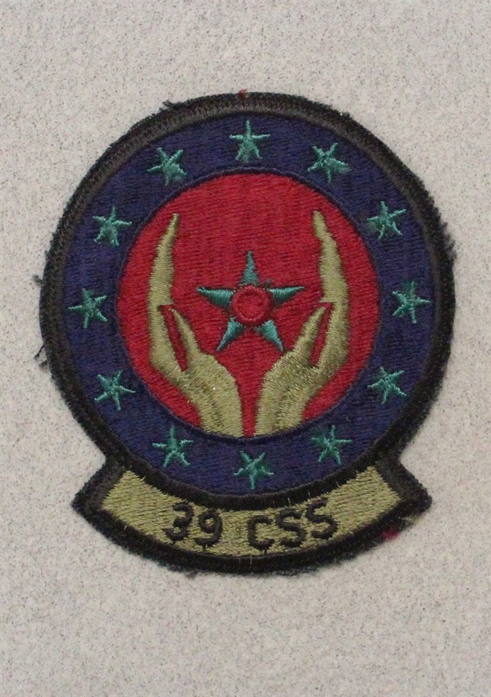 USAF Air Force Patch: 39th Combat Support Squadron - subdued 3788
