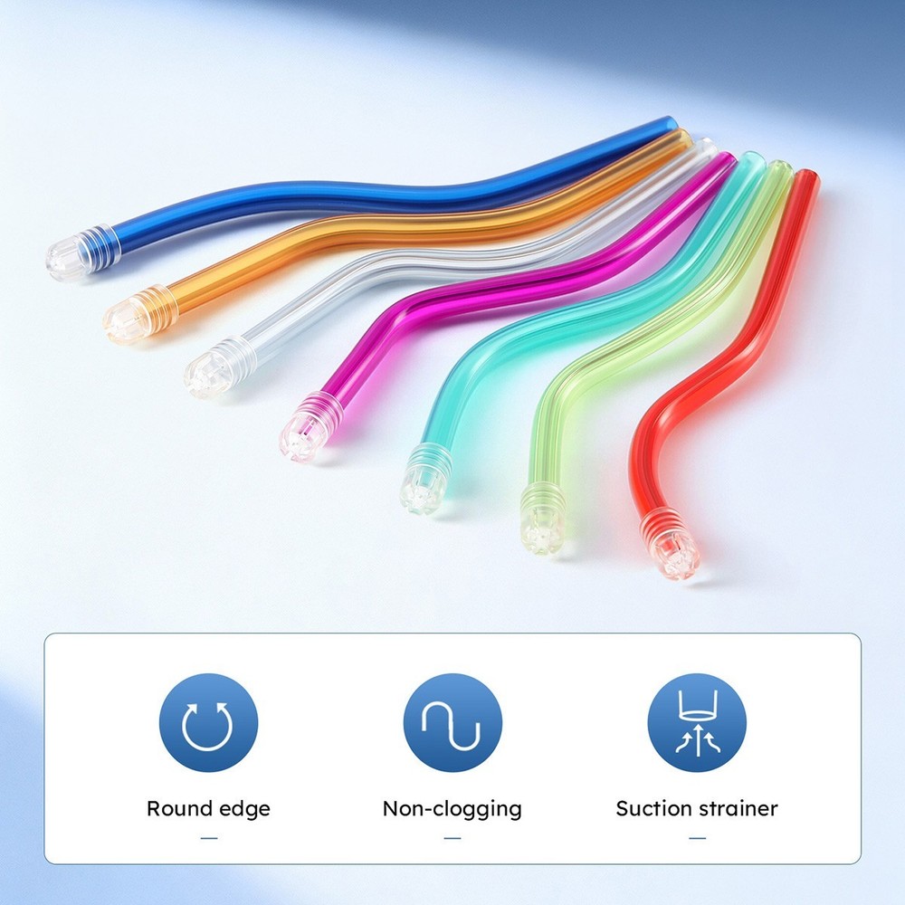 100PCS Disposable Dental Saliva Ejectors Ejector Disposable Suction Tips
