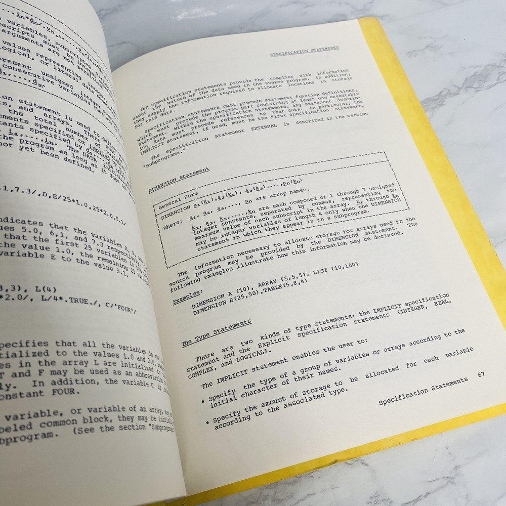 1966 IBM System 360 Reference Library Fortran IV Language Operating System Vtg