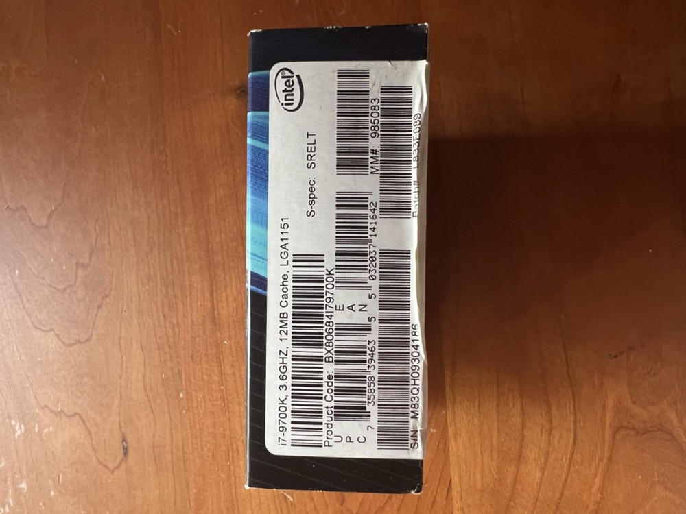 Intel Core i7-9700K Core i7 9th Gen Unlocked Processor LGA1151 CPU NEW