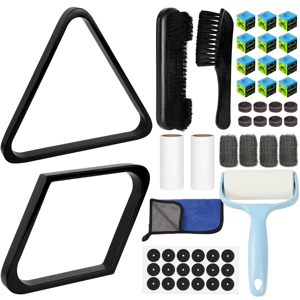 Pool Table Brush Set for Felt,10 Kit Billiard Table Cleaning Accessories with...
