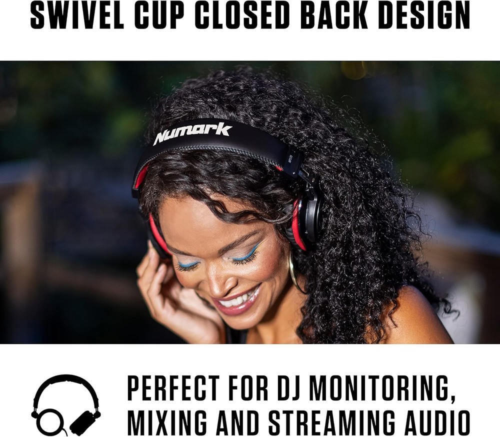 Numark 2-Deck DJ Controller with USB 24-Bit Audio Interface and Serato DJ Lite