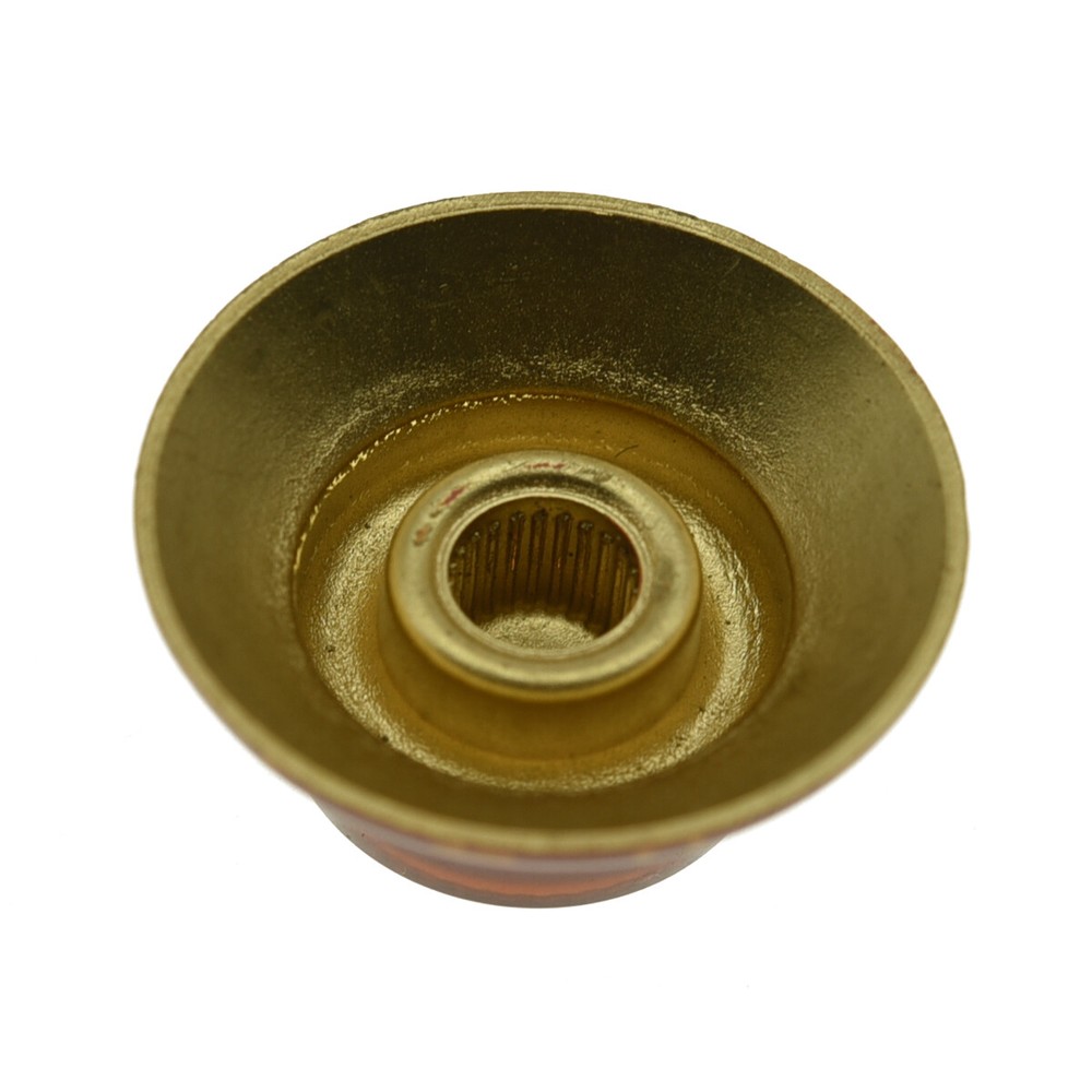 LP Guitar Bell Knobs 24 Fine Spline Top Hat Knobs for Gibson Les Paul Amber