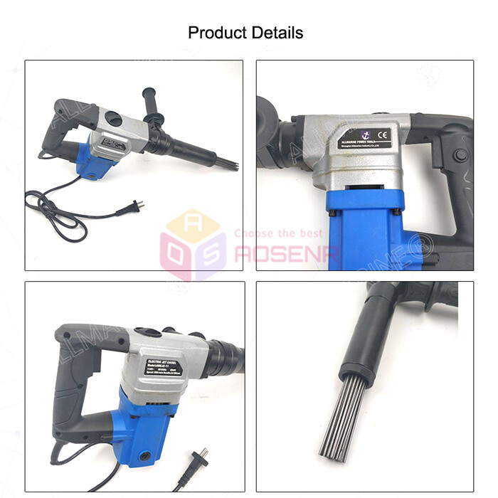110V Electric Needle Derusting Gun Rust Removal Needle Scaler Jet Chisel