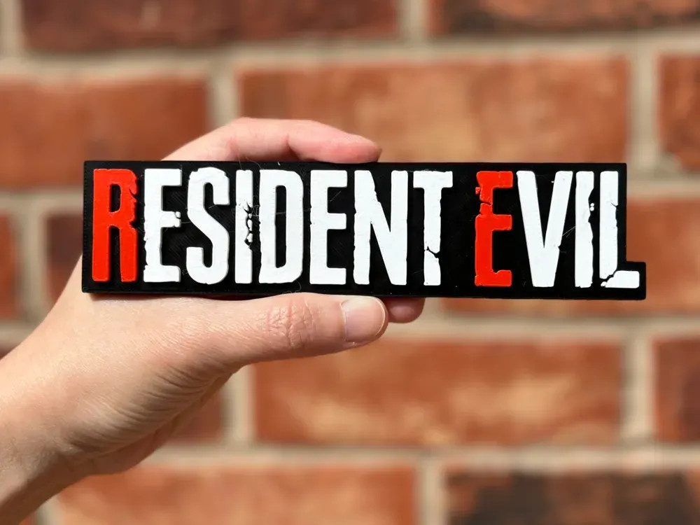 Resident Evil Video Game Logo Tactical Morale Patch PVC Collectible