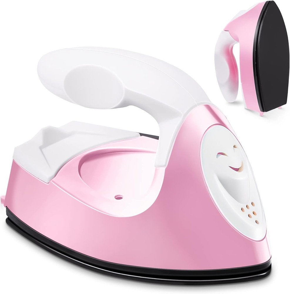 Lightweight Mini Craft Iron with Charging Base - Perfect for Small Projects