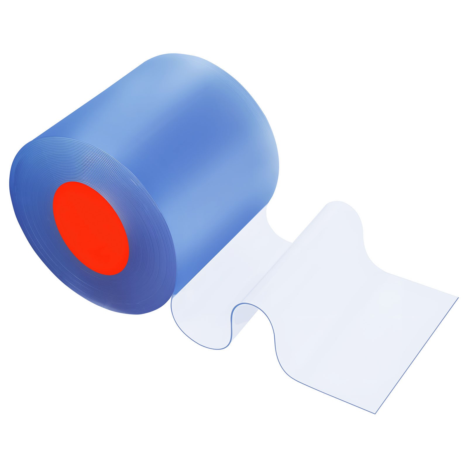 Uimoso PVC Strip Curtain Roll 101 ft x 12 in for Doorway Applications