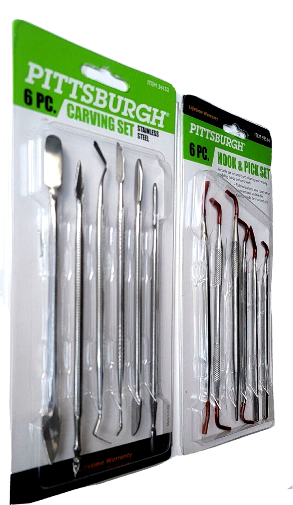 Combo Pittsburgh 12pc /Carving Set and Pick & Hook Set