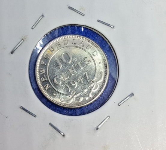 1947c Newfoundland $0.10 Dime High Grade(B42)