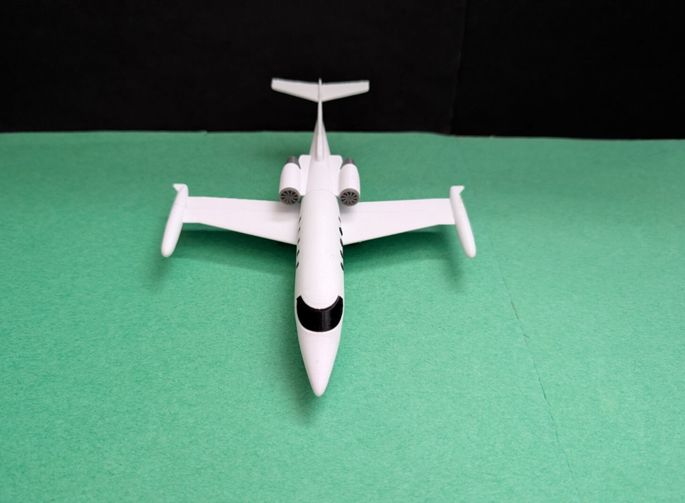 HO 1:87 scale Lear Jet Microsoft Flight Simulator Jet Bombardier business jet