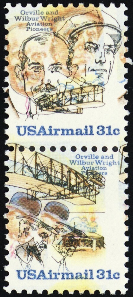 C92a, Mint NH 31¢ MAJOR Color Shift Error Pair - Stuart Katz