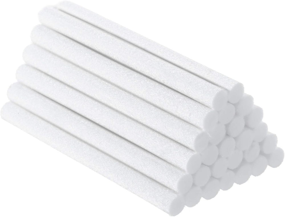 40 Pieces Humidifier Filter Cotton Refill Travel Mini 4 Inch, White