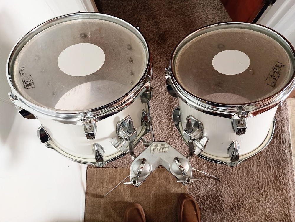 8 & 10 toms with Tama stand