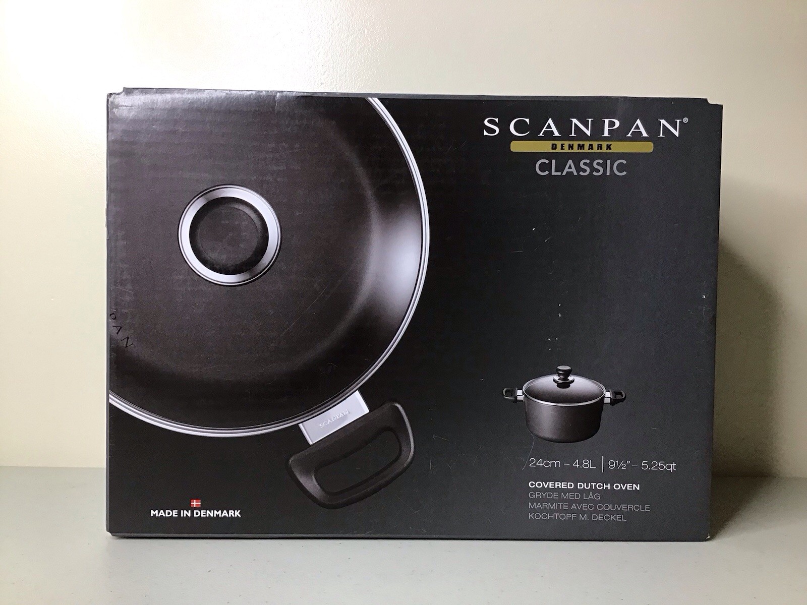 Scanpan Classic Nonstick Covered Dutch Oven Stockpot, 5.25 Quart Made In Denmark