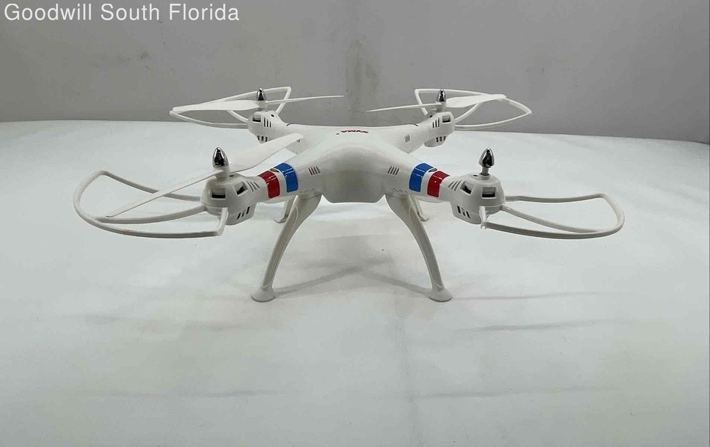 Syma White Red Propeller Guards Foldable Quadcopter Drone With Controller