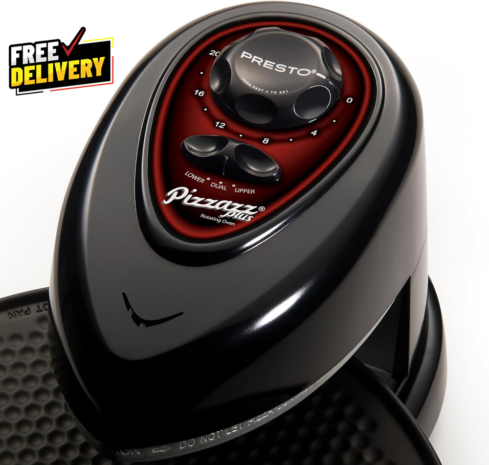 03430 Pizzazz plus Rotating Oven, Black