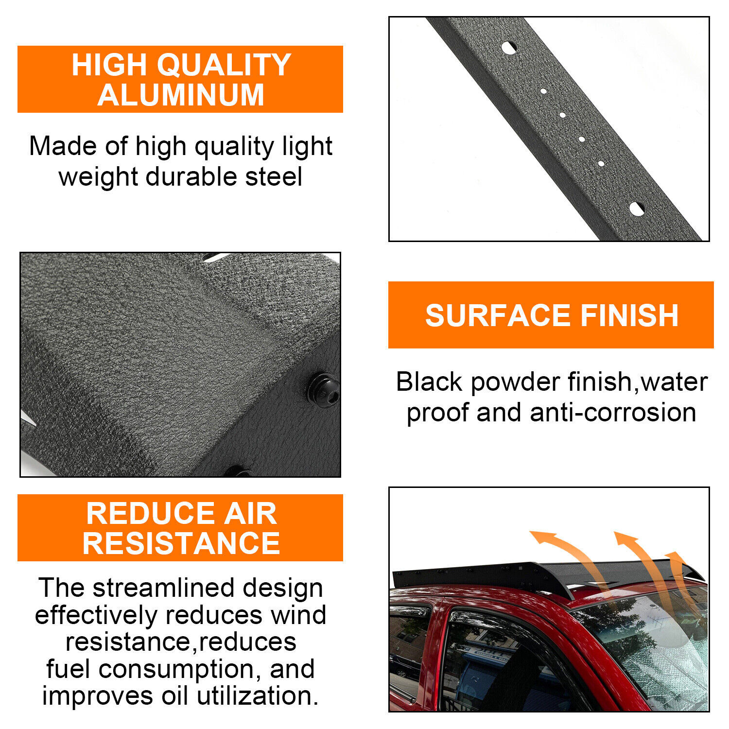 Fits Toyota Tacoma 2005-2023 Double Cab Roof Rack Luggage Storage Cargo Carrier