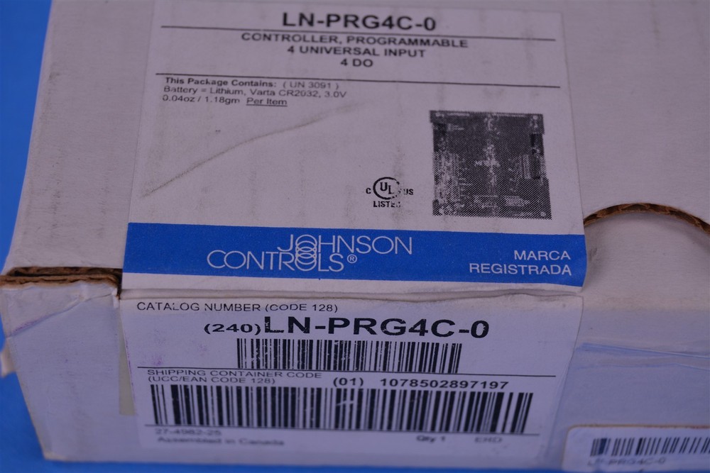 Johnson Controls Metasys LonTalk LN Series Programmable Controller LN-PRG4C-0