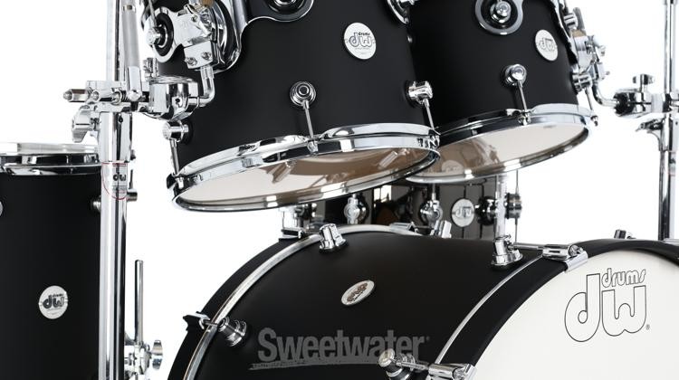 DW Design Series 4-piece Shell Pack - Satin Black