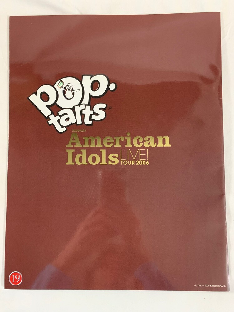 American Idols LIVE! Tour 2006 Hicks McPhee Daughtry Souvenir Program