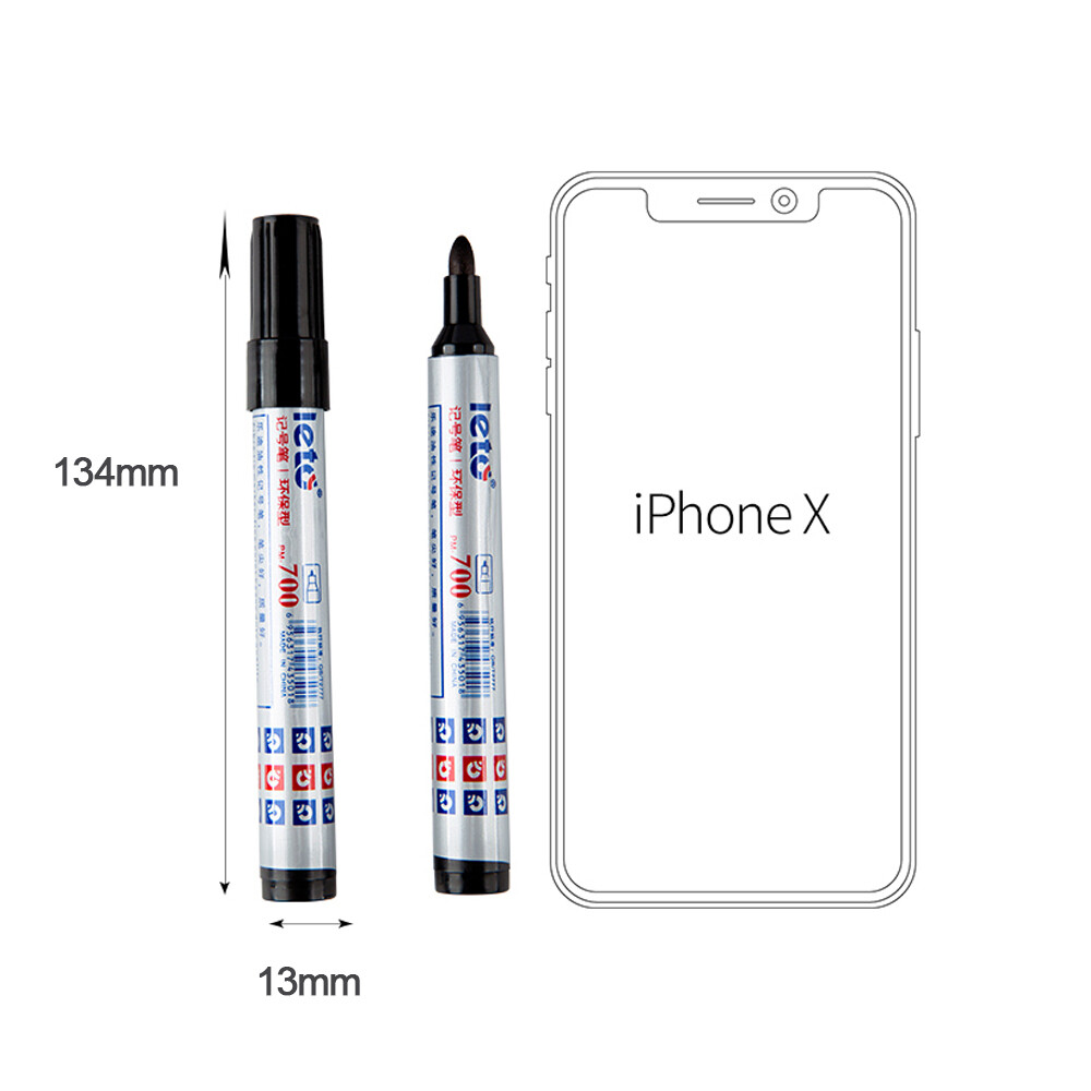 1-6Pcs Waterproof Permanent Paint Marker Pen Car Tire Letter Rubber Metal