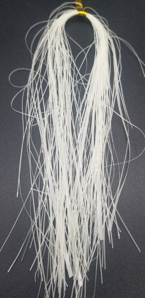 2 PKGS- 14" Long: HOLOGRAPHIC FLASHABOU- Fly Tying Jig Bucktail Tinsel Flash