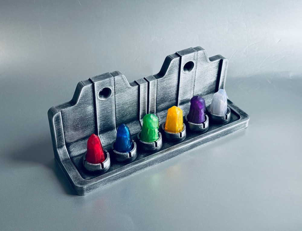Wall Mount Kyber Crystal Display Stand - Galaxy's Edge - Savi’s Workshop