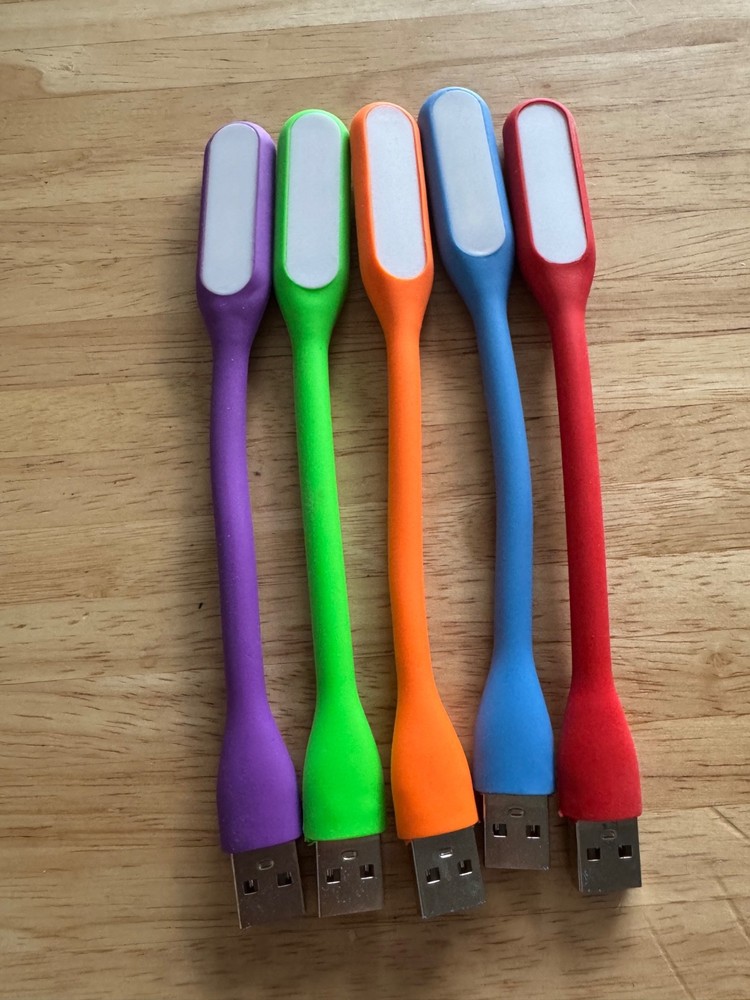 flexible usb LED light 5 pack