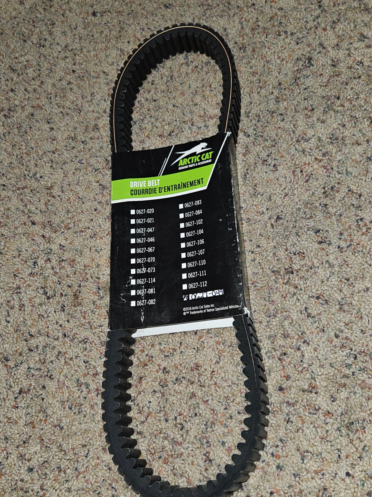 Arctic Cat OEM (NEW) 0627-049 Drive Belt