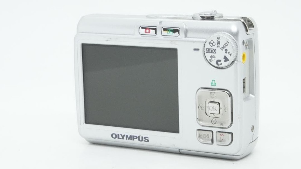 OLYMPUS FE-210 Silver Compact Digital Camera Tested Working Seller Japan