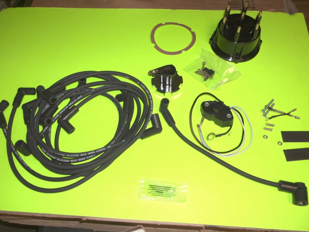 Mercruiser Thunderbolt V6 Ignition Sensor Tune-Up Kit Cap Rotor spark plug wires
