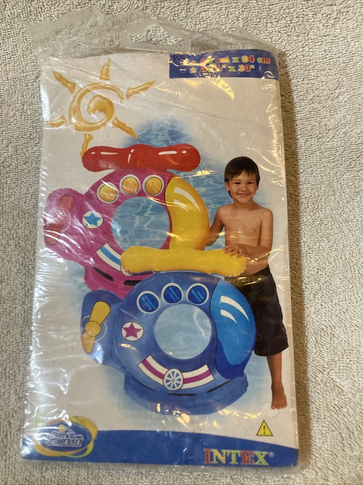The Wet Set Intex Inflatable Helicopter 33.5" x 33" Pool Float 2002 E2