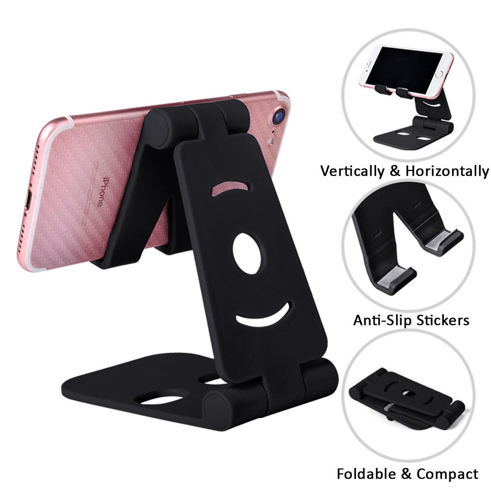 Universal Cell Phone Tablet Desk Stand Holder Mount Cradle Adjustable Foldable