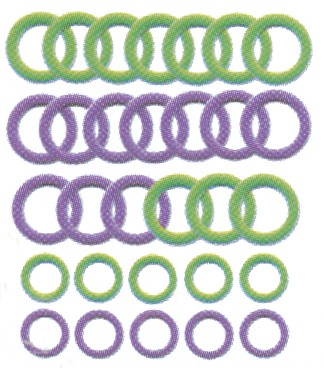 Soft Stitch Ring Markers 30/Pkg