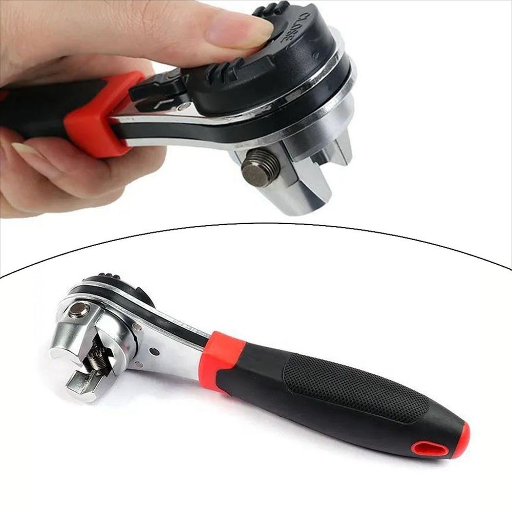 Adjustable Wrench Hand Tool Adjustable Wrench Nuts And Bolts Package Content