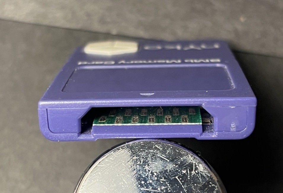 8MB Nyko GameCube Memory Card Purple