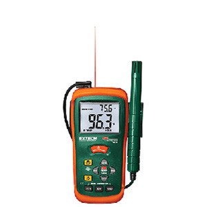 Extech RH101: Hygro-Thermometer with IR Thermometer