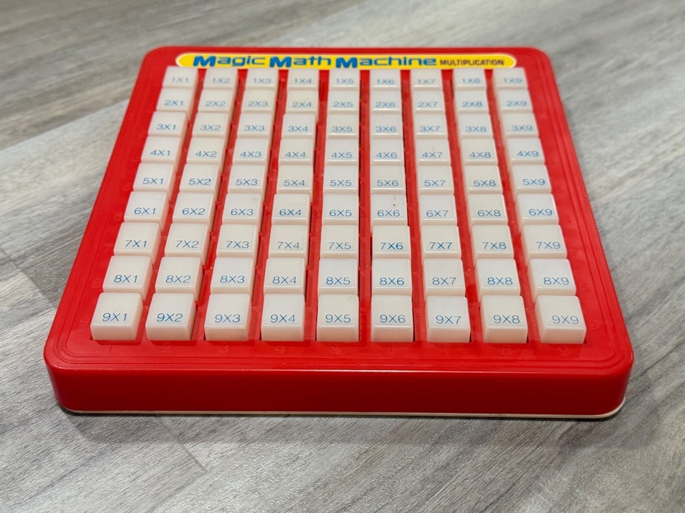 Vintage Magic Math Machine Bundle Addition Subtraction Multiplication Toy