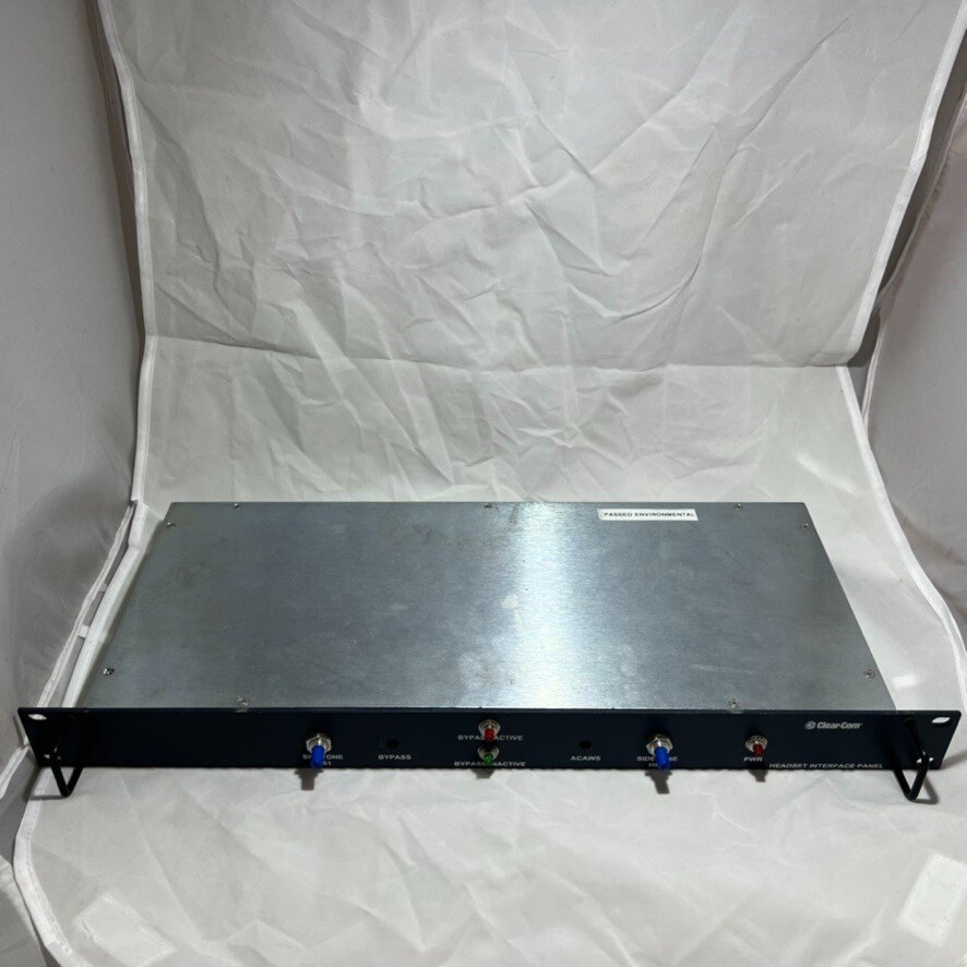 Used Clear-Com Headset Interface Panel Tested Working ClearCom