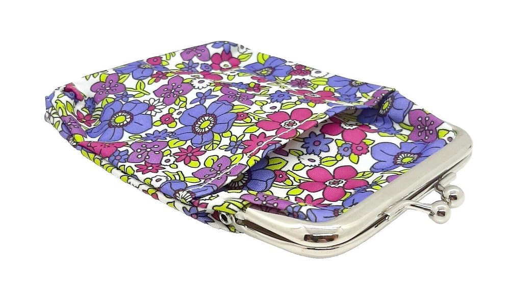 Eclipse Purple Flowered Designed Vinyl 100s Cigarette Pack Case