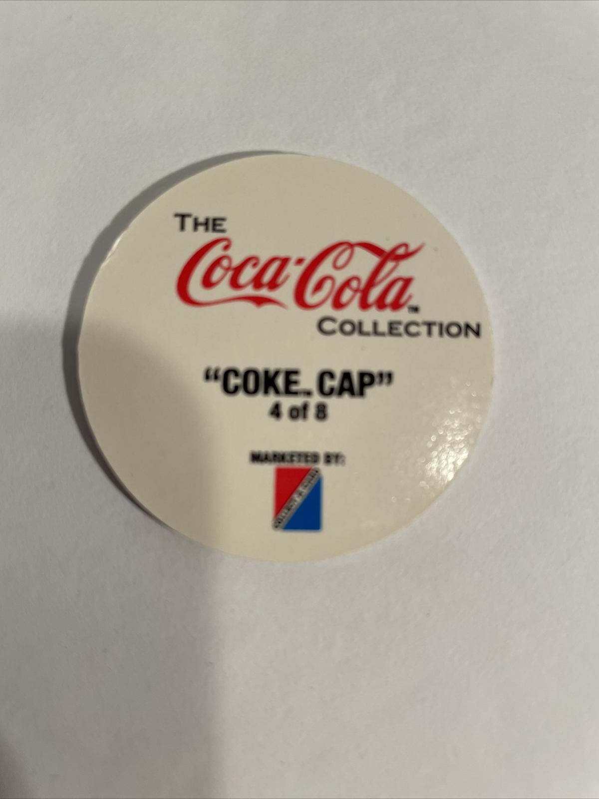 1993 Collect-A-Card - Coca Cola "Coke Cap" Pogs Series 1 - Set of 8 Complete Set