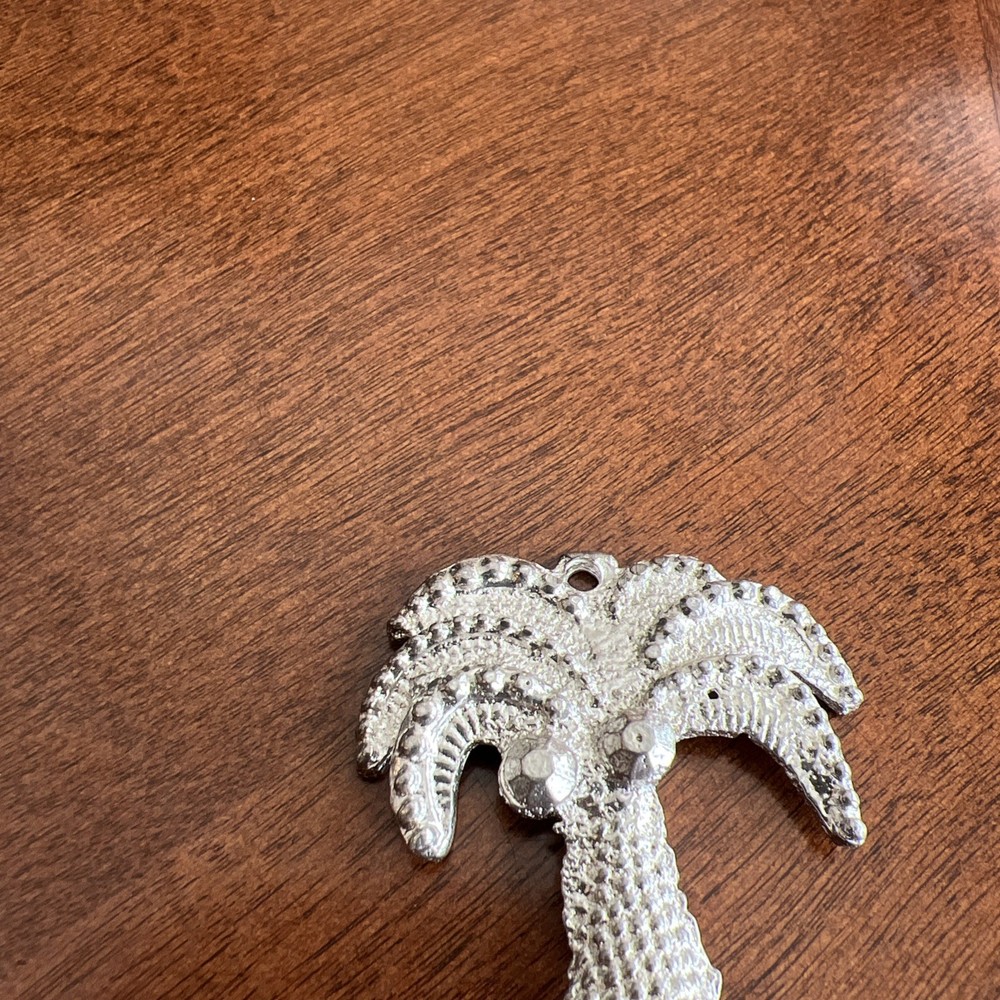.52 Troy oz Poured Silver Palm Tree 99.9% Silver