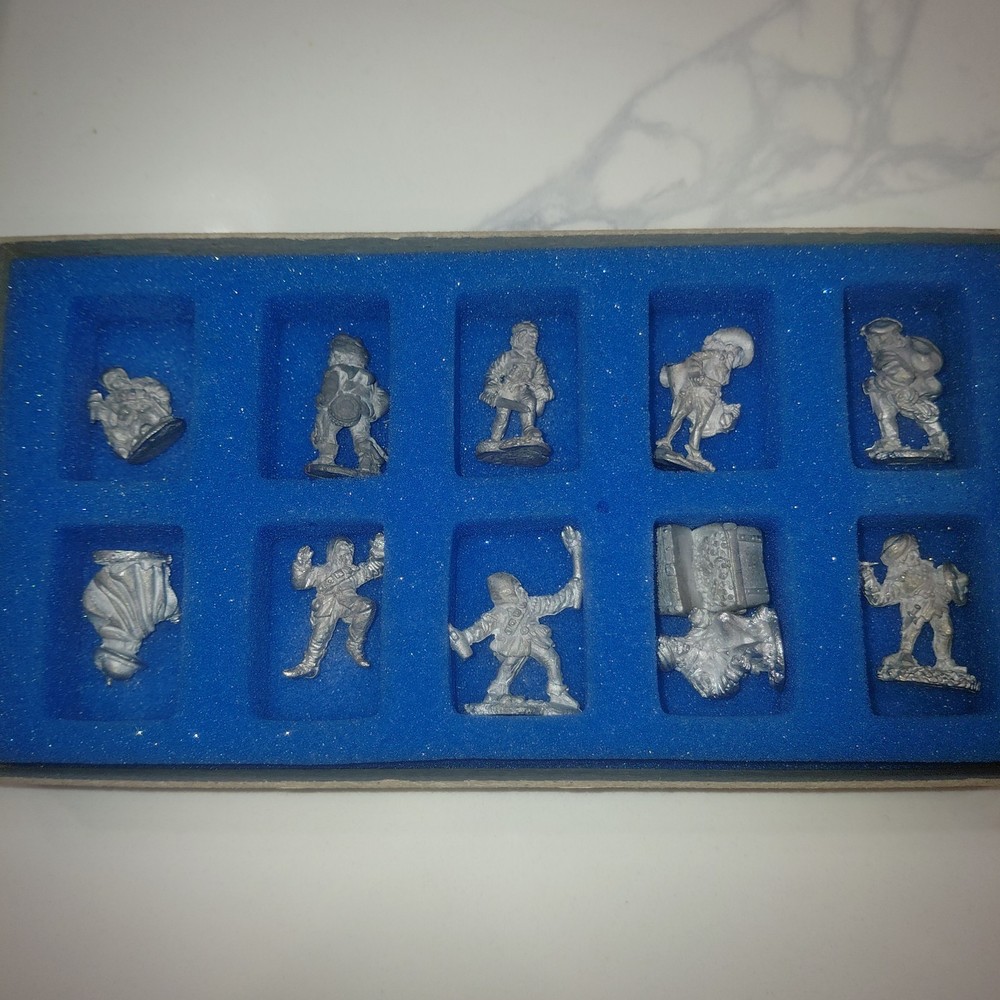 13 Advanced Dungeons & Dragons Thieves In Box Grenadier Solid Gold Line