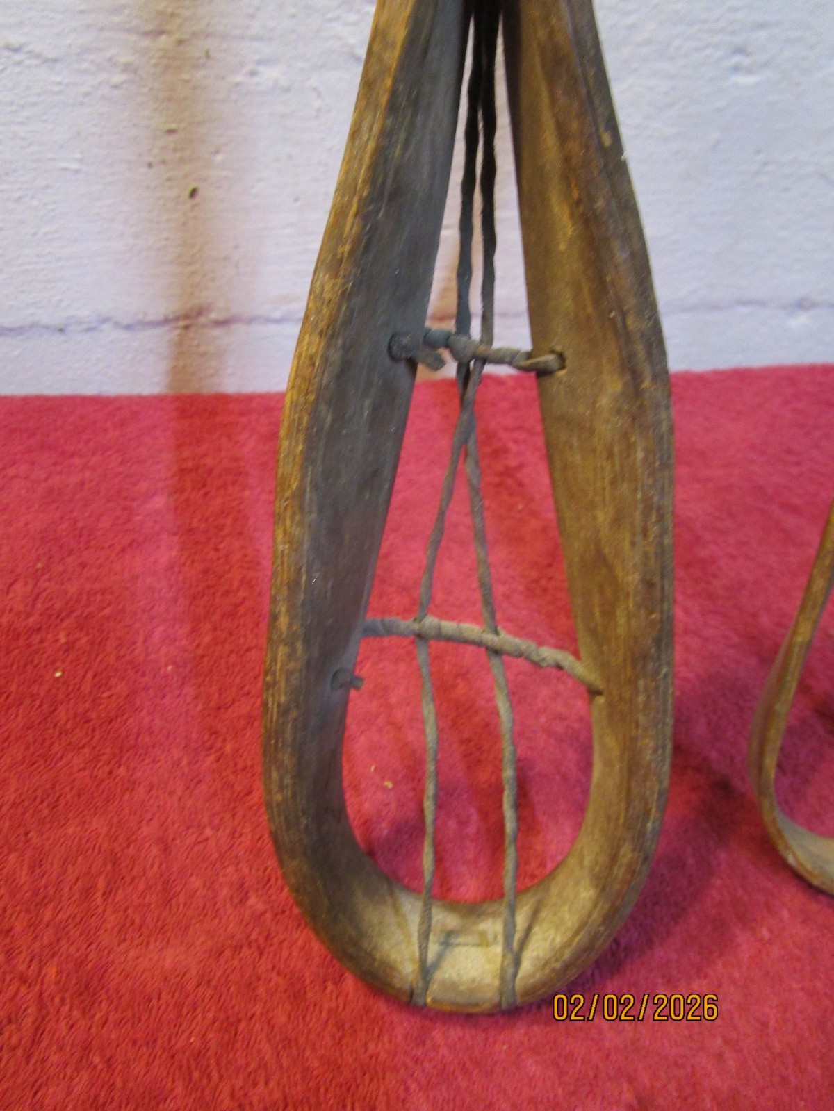 Antique Native American? Lacrosse Stick Ball Sticks Bentwood