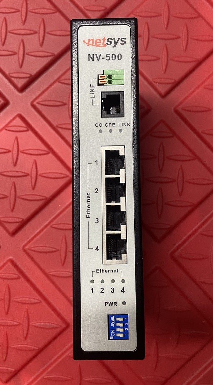 GigaPort Industrial Grade VDSL2 Ethernet Extender (100 Mbps)- NV500