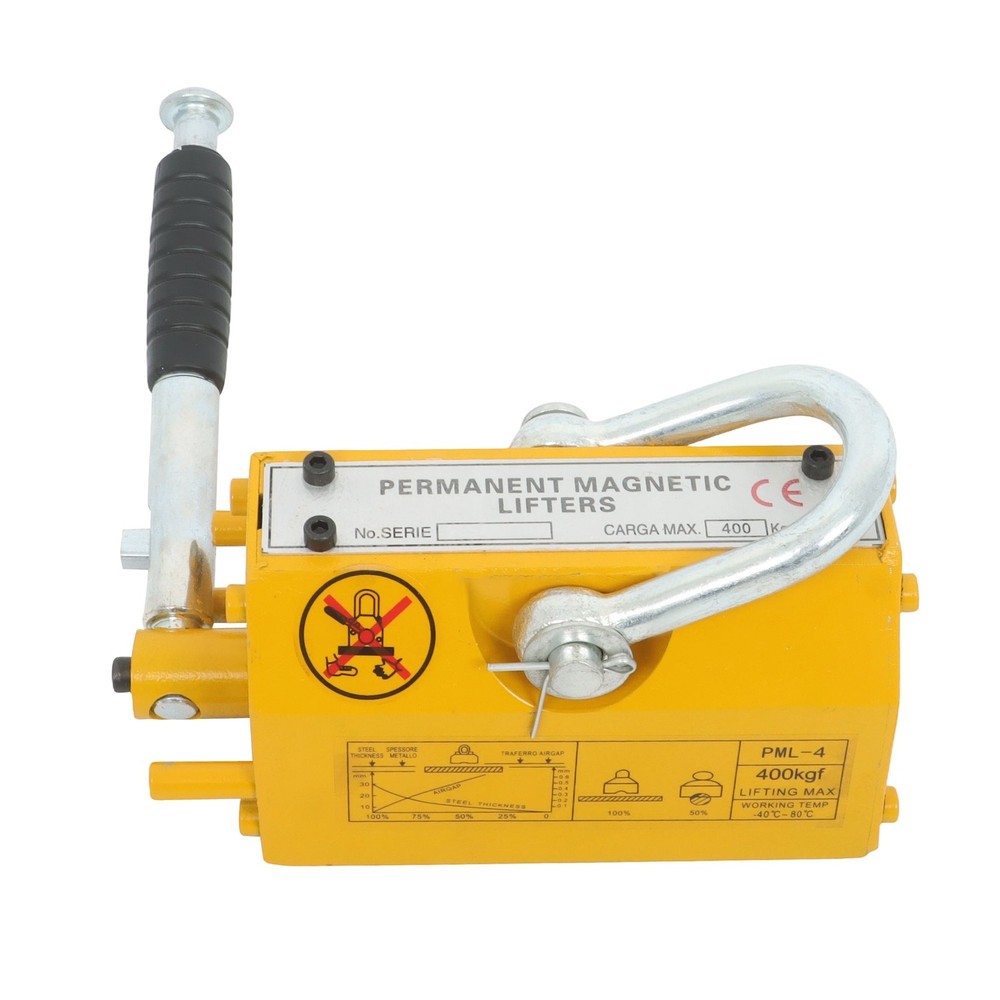 880LBS Pulling & Lifting Capacity Permanent Magnetic Lifter 2.5 Safety Factor